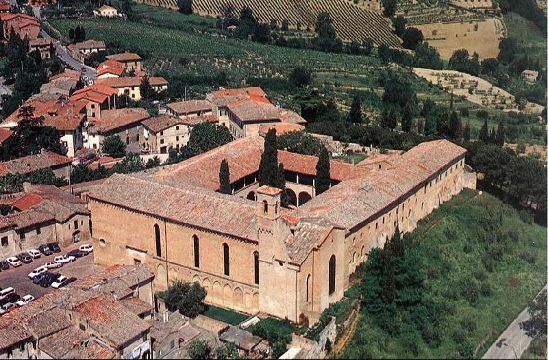 GOZZOLI, Benozzo View of the Church of Sant'Agostino sdg France oil painting art